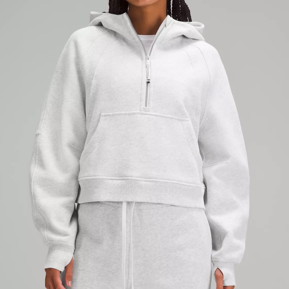 Scuba Oversized Half-Zip Hoodie